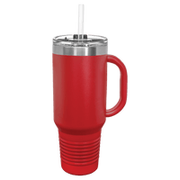 40 oz Tumbler with Handle (10 color options)