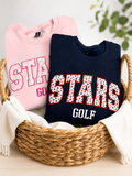Applique Stars Crewneck (custom options)