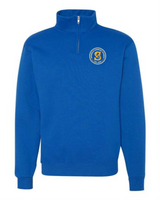 EE - Royal  1/2 Zip Fleece Sweatshirt - Springville Academy