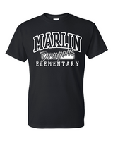 Marline Elementary-  Black T-shirt- ADULY XL ONLY