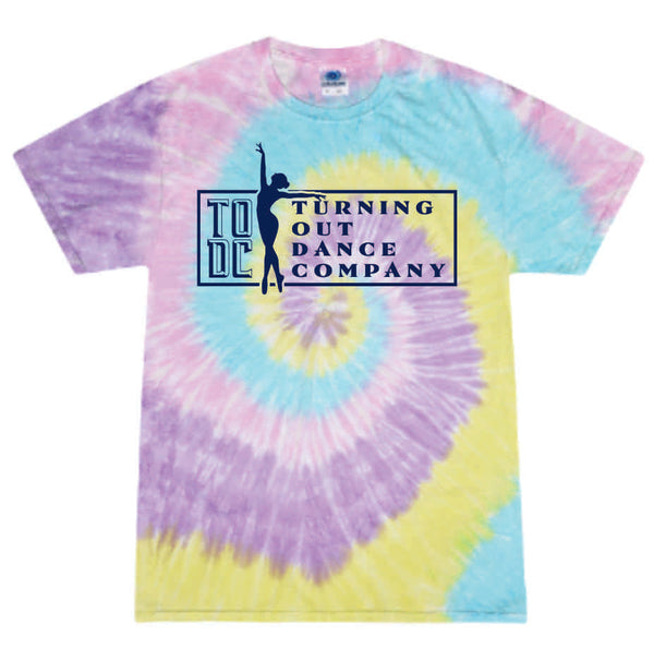 Pastel Unicorn Tie Dye T-shirt - TODC  YOUTH SMALL ONLY