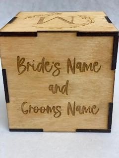 Wedding Day Wood Block