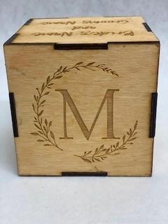 Wedding Day Wood Block